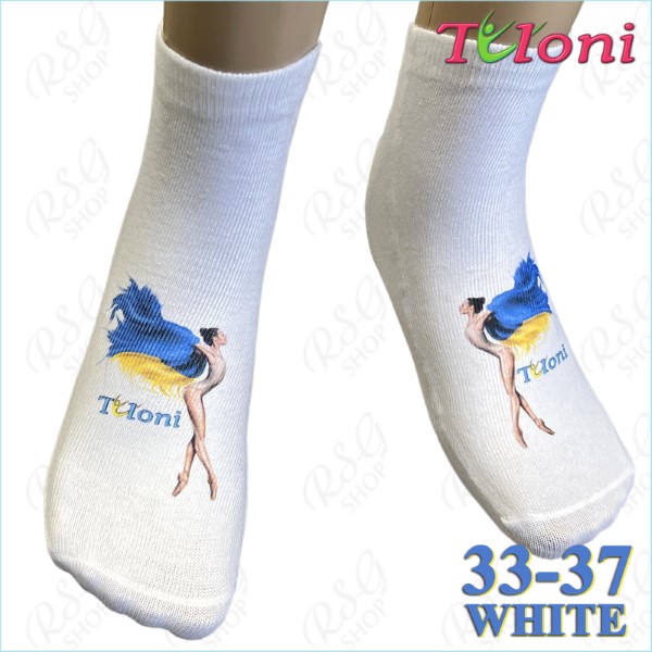 Носки Tuloni mod. Ukraine Size 33-37 col. White Art. THS1100-W-33